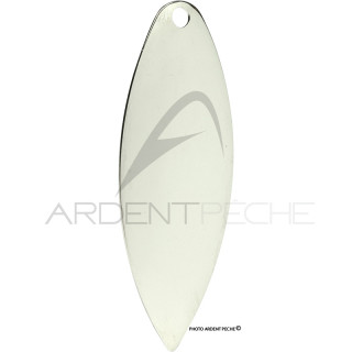 Palette W Willow argentée - montage de cuillers - Ardent Pêche