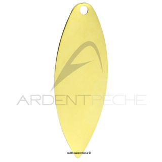 Palette W Willow dorée - montage de cuillers - Ardent Pêche