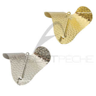 Palette W Buzzer argent ou or - montage de buzzbaits - Ardent Pêche