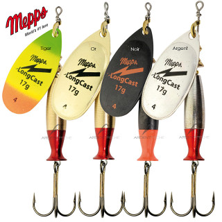 Cuiller tournante Mepps Aglia Long Cast - lancez loin - Ardent Pêche