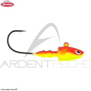 Tête plombée BERKLEY deep jig head orange fluo