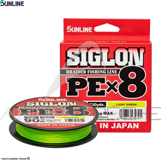 Tresse SUNLINE Siglon braid 8X Tuna vert clair 300m