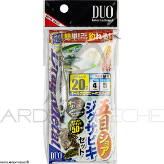 Jig DUO Drag metal shore jig sabiki set 40g