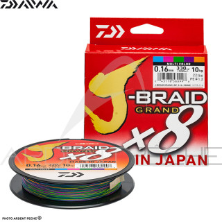 Tresse DAIWA J Braid Grand X8 Multicolore 150m