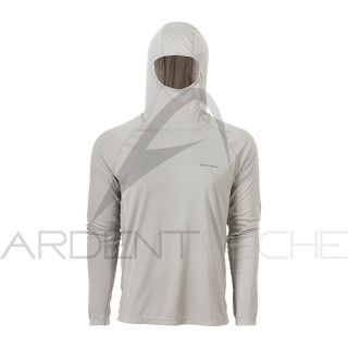 Haut Grundéns UPF 50 Solstrale Hoody Metal - Ardent Pêche