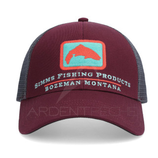 Casquette SIMMS Single Haul Small Fit Trucker Mulberry