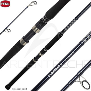 Canne spinning PENN Overseas II offshore casting