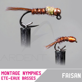 Montage nymphe GARBOLINO Été eaux basses / Faisan