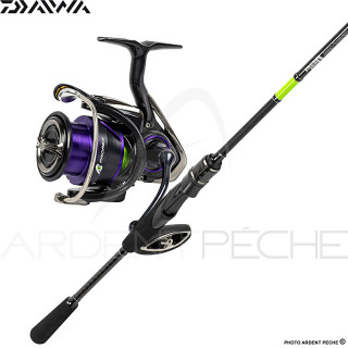 Pack spinning DAIWA Prorex E 802 H MH + Prorex V LT 3000 C XH