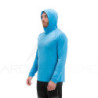 Haut Grundéns UPF 50 Solstrale Pro Hoody Costal Blue - Ardent Pêche