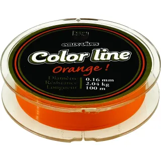 Fils nylon COLOR LINE orange (100m)