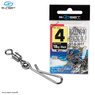 Agrafe SUNSET Rolling with hanging snap ST S 3017