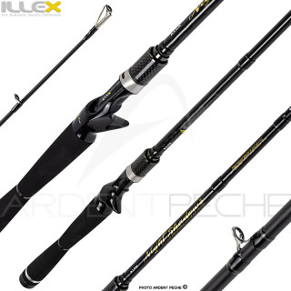 Canne casting ILLEX Night shadows B 200 MH FG Fightback démo