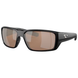 Lunettes polarisantes COSTA DEL MAR Fantail pro Matte black Copper silver mirror 580G